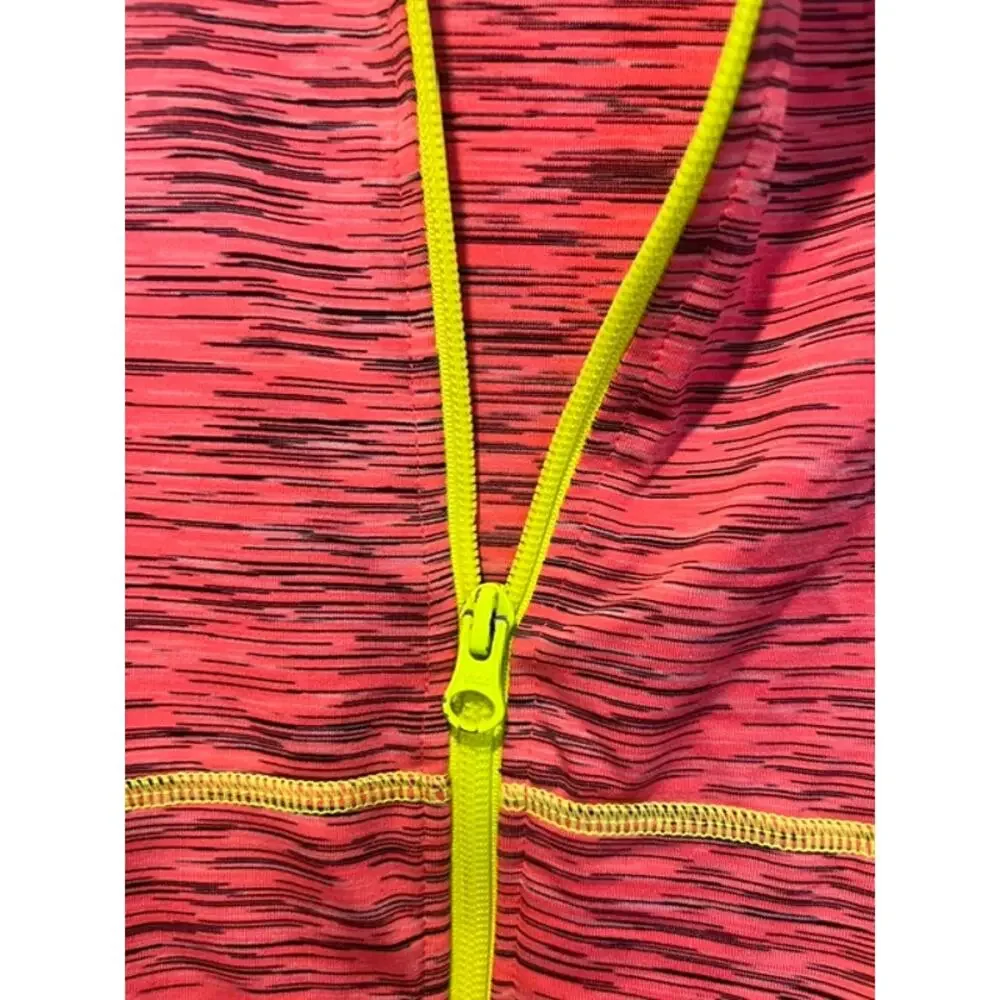Z by Zella Girls Pink Full Zip Athletic Jacket Size L Activewear Hoodie Coat